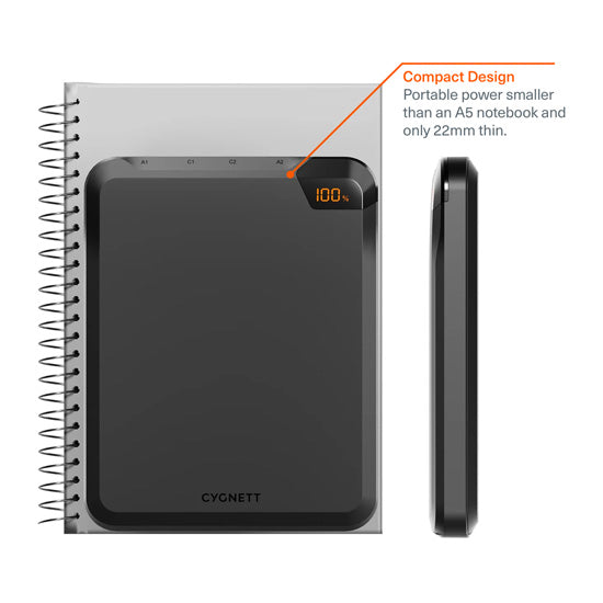 VERTPWR 25.000 mAh Obsidian External Battery