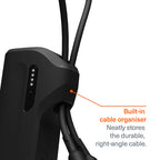 Thumboost Power Bank 5,000mAh + USB-C Cable Combo Black