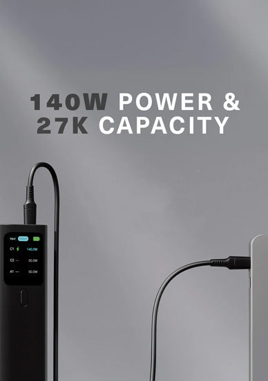 HighPWR 27.000 mAh Laptop Power Bank (148W) with Case