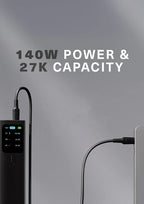 HighPWR 27.000 mAh Laptop Power Bank (148W) with Case