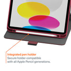 TekView iPad 11 (A16) & 10.9 (10th gen) Cherry Rose