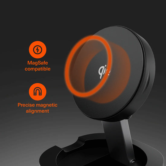 ChargeBase Qi2 Foldable Magnetic Wireless Charger Black