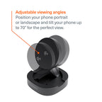 ChargeBase Qi2 Foldable Magnetic Wireless Charger Black