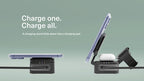 MagStand 3-in-1 Foldable Wireless Charger with Retractable Cable Noir