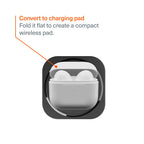MagStand 3-in-1 Foldable Wireless Charger with Retractable Cable Noir