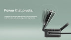 MagStand 3-in-1 Foldable Wireless Charger with Retractable Cable Noir