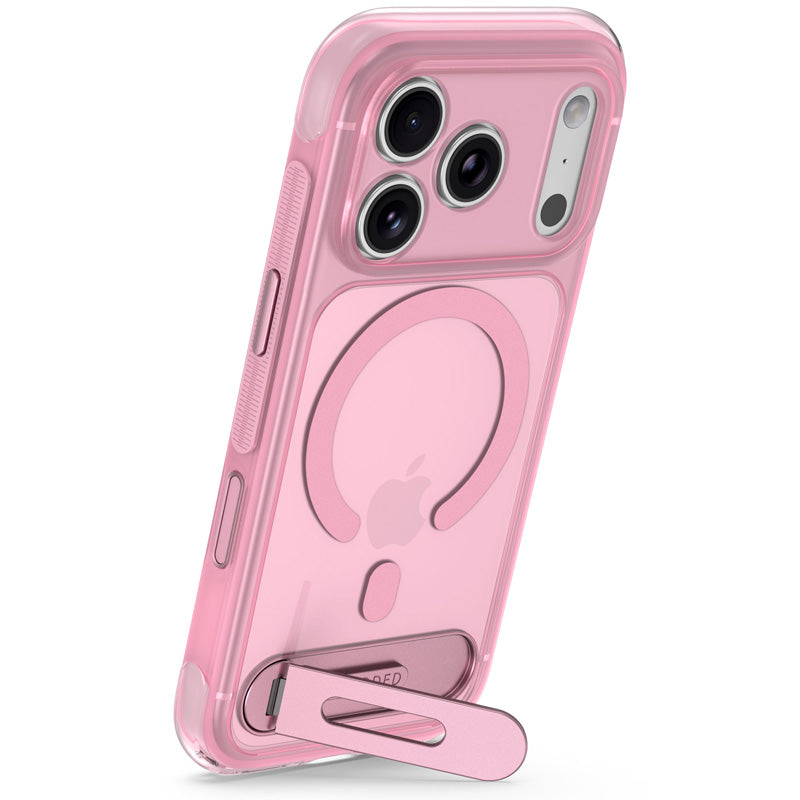 Antimicrobial Hybrid MagSafe Case iPhone 18 Pro Max Clear Pink