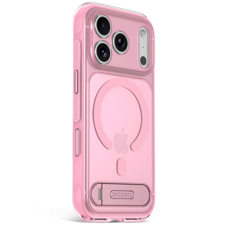 Antimicrobial Hybrid MagSafe Case iPhone 18 Pro Max Clear Pink