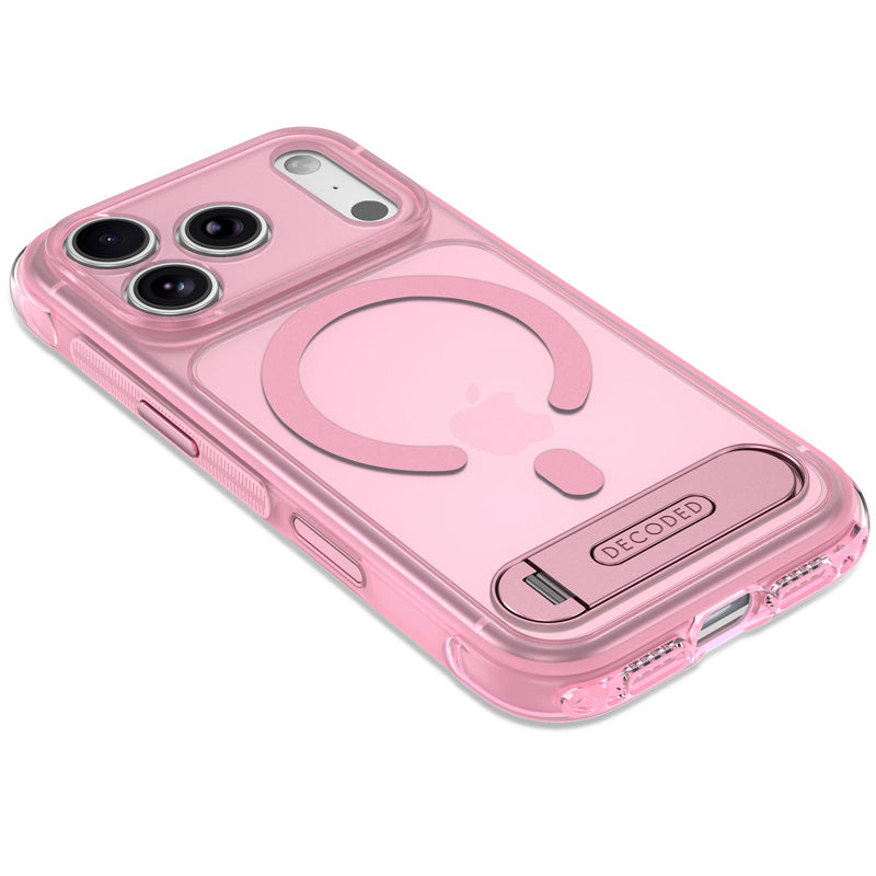Antimicrobial Hybrid MagSafe Case iPhone 18 Pro Max Clear Pink