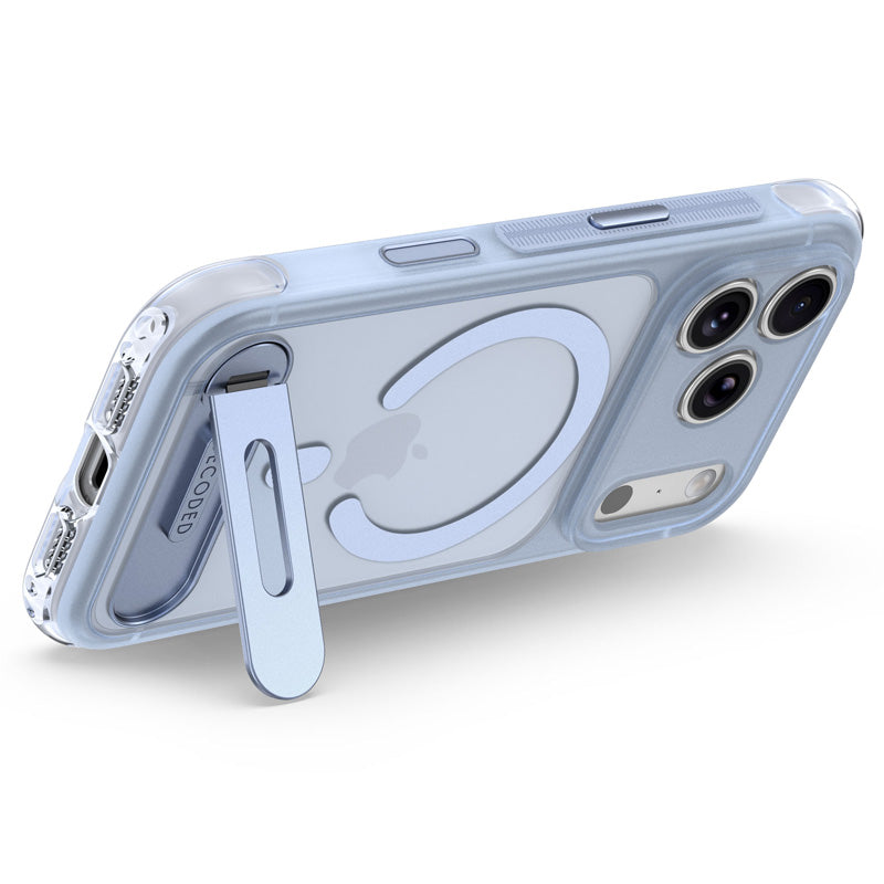 Antimicrobial Hybrid MagSafe Case iPhone 18 Pro Max Clear Navy