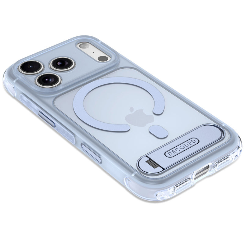 Antimicrobial Hybrid MagSafe Case iPhone 18 Pro Max Clear Navy