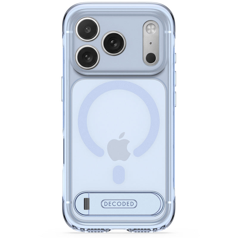 Antimicrobial Hybrid MagSafe Case iPhone 18 Pro Max Clear Navy