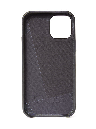 Leather Case iPhone 12 Mini Black