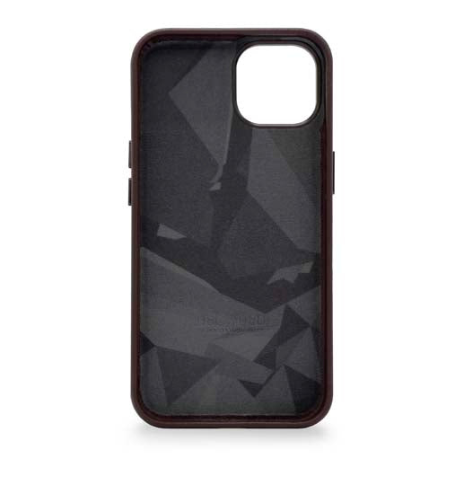 Leather Case MagSafe for iPhone 14 Plus Chocolate