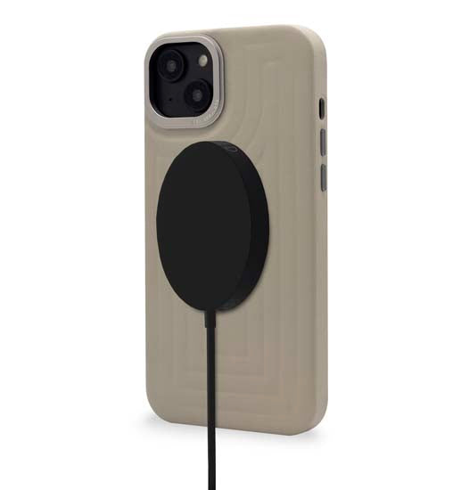 Leather Case MagSafe for iPhone 14 Plus Clay