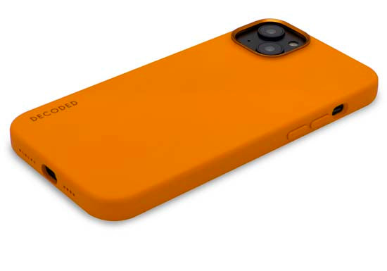 Antimicrobial Silicone Case MagSafe for iPhone 14 Plus Abricot