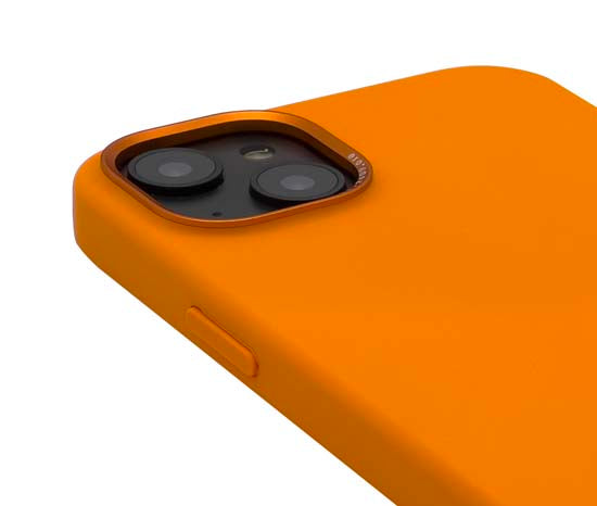 Antimicrobial Silicone Case MagSafe for iPhone 14 Plus Abricot