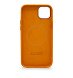 Antimicrobial Silicone Case MagSafe for iPhone 14 Plus Abricot