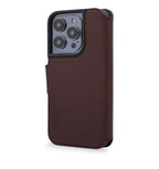 Leather Folio iPhone 14 Plus Brown
