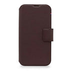 Leather Folio iPhone 14 Plus Brown