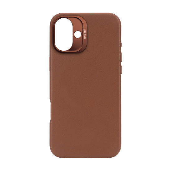 Leather case iPhone 16 Plus Tan