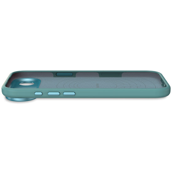 Antimicrobial Silicone MagSafe Case for iPhone Air Retro Blue