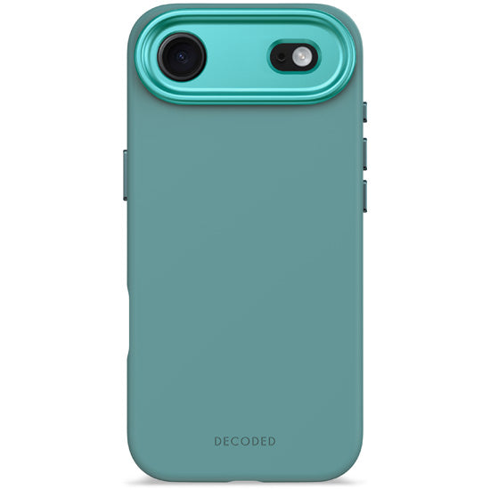 Antimicrobial Silicone MagSafe Case for iPhone Air Retro Blue