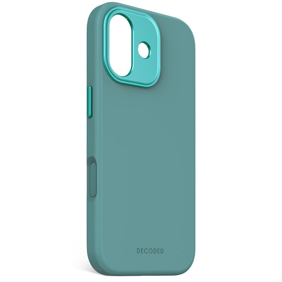 Antimicrobial Silicone MagSafe Case for iPhone 17 Retro Blue