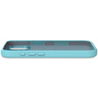 Antimicrobial Silicone MagSafe Case for iPhone 17 Retro Blue