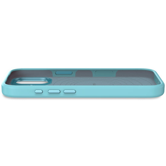 Antimicrobial Silicone MagSafe Case for iPhone 17 Retro Blue