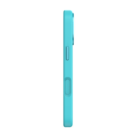 Antimicrobial Silicone MagSafe Case for iPhone 17 Retro Blue