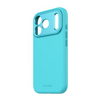 Antimicrobial Silicone MagSafe Case for iPhone 17 Pro Retro Blue
