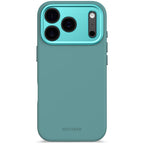 Antimicrobial Silicone MagSafe Case for iPhone 17 Pro Retro Blue
