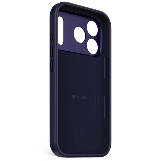 Antimicrobial Silicone MagSafe Case for iPhone 17 Pro True Navy