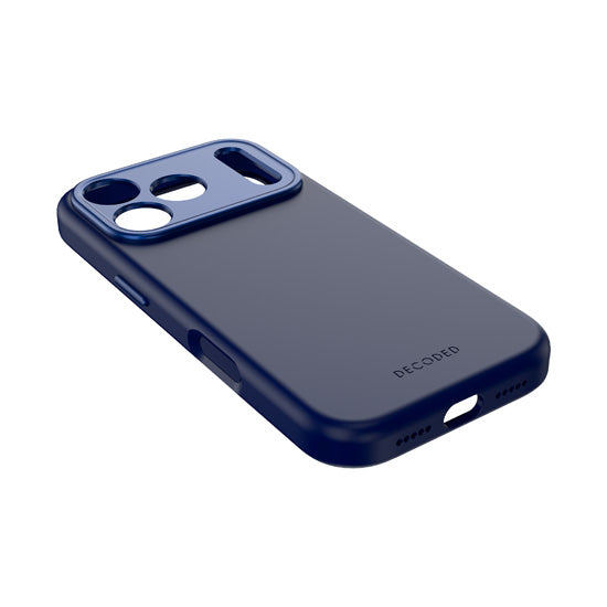 Antimicrobial Silicone MagSafe Case for iPhone 17 Pro True Navy