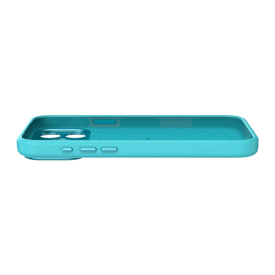 Antimicrobial Silicone MagSafe Case for iPhone 17 Pro Max Retro Blue