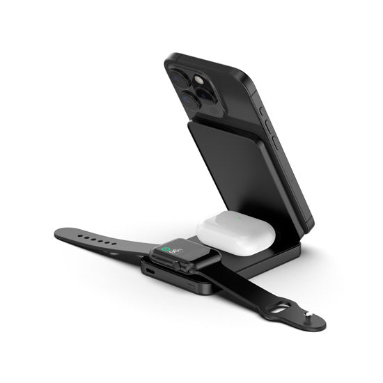 4-in-1 Magnetic Powerbank 8000 mAh Noir