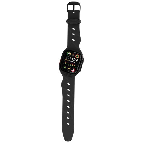 Ares Splice Silicone Watch Band 38/40/41/42mm Black