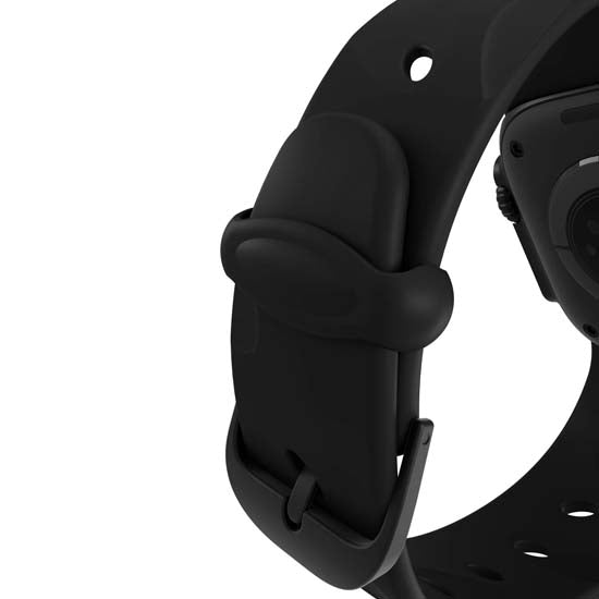 Ares Splice Silicone Watch Band 38/40/41/42mm Black