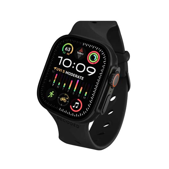 Ares Splice Silicone Watch Band 38/40/41/42mm Black