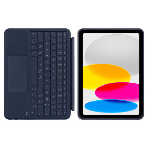 Bluetooth Keyboard Folio for iPad 11 (A16) & 10.9 (10th gen) AZERTY Navy