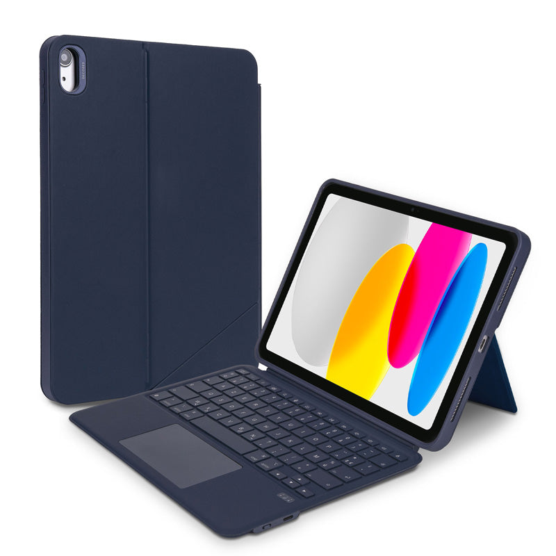 Bluetooth Keyboard Folio for iPad 11 (A16) & 10.9 (10th gen) AZERTY Navy