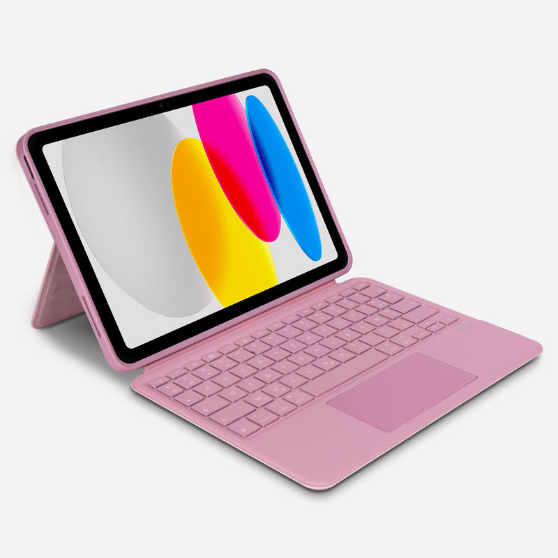 Bluetooth Keyboard Folio for iPad 11 (A16) & 10.9 (10th gen) AZERTY Rosette
