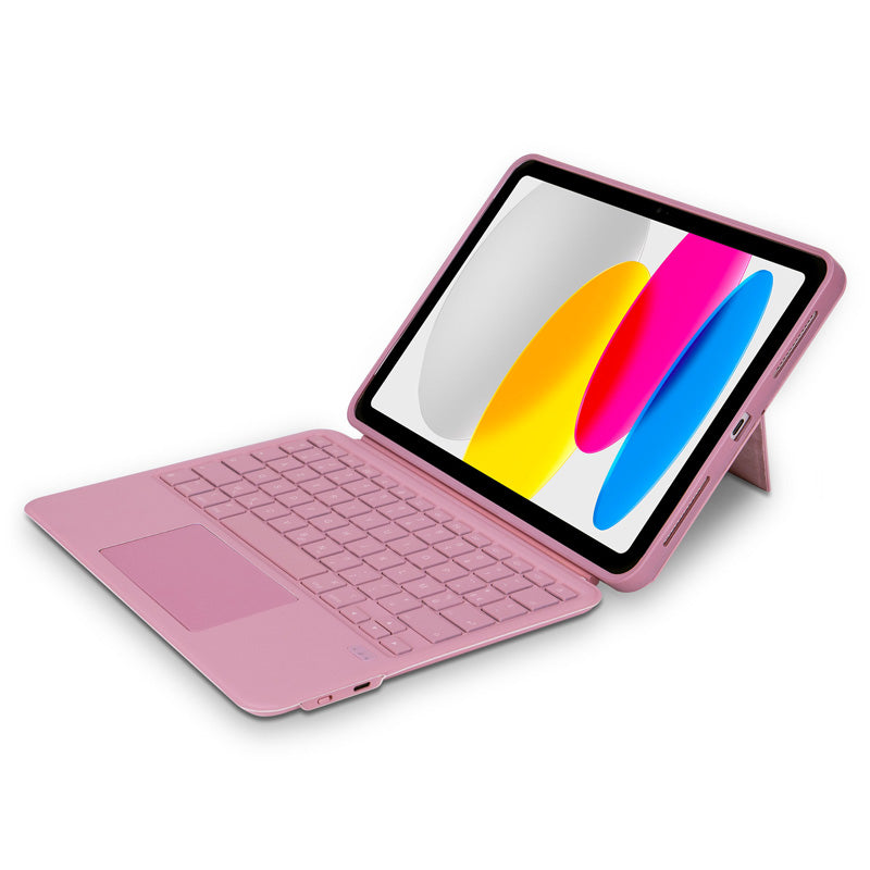 Bluetooth Keyboard Folio for iPad 11 (A16) & 10.9 (10th gen) AZERTY Rosette