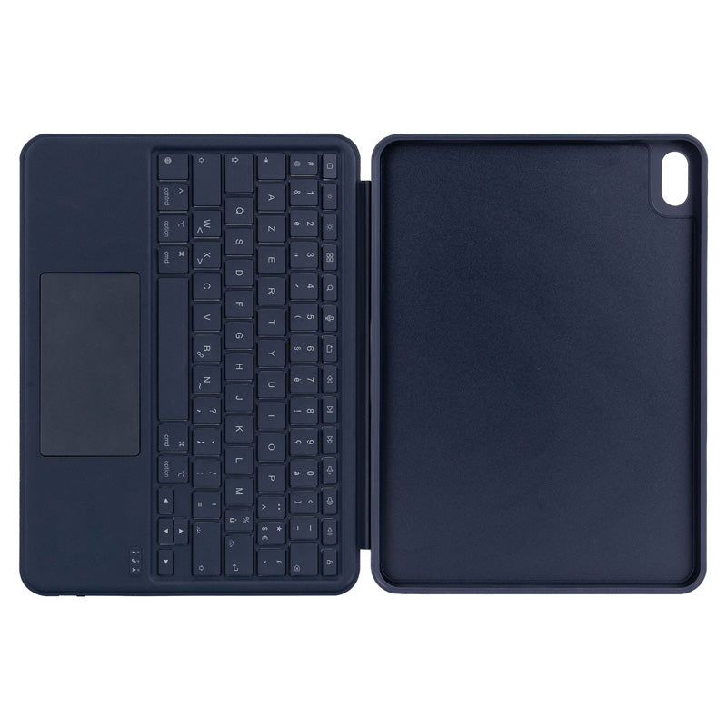 Bluetooth Keyboard Folio for iPad Air 11 (M3/M2) & Air 10.9 (2020/22 - 4/5th gen) AZERTY Navy