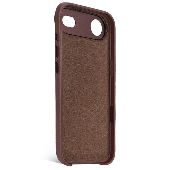 Leather case iPhone Air Chocolate Brown