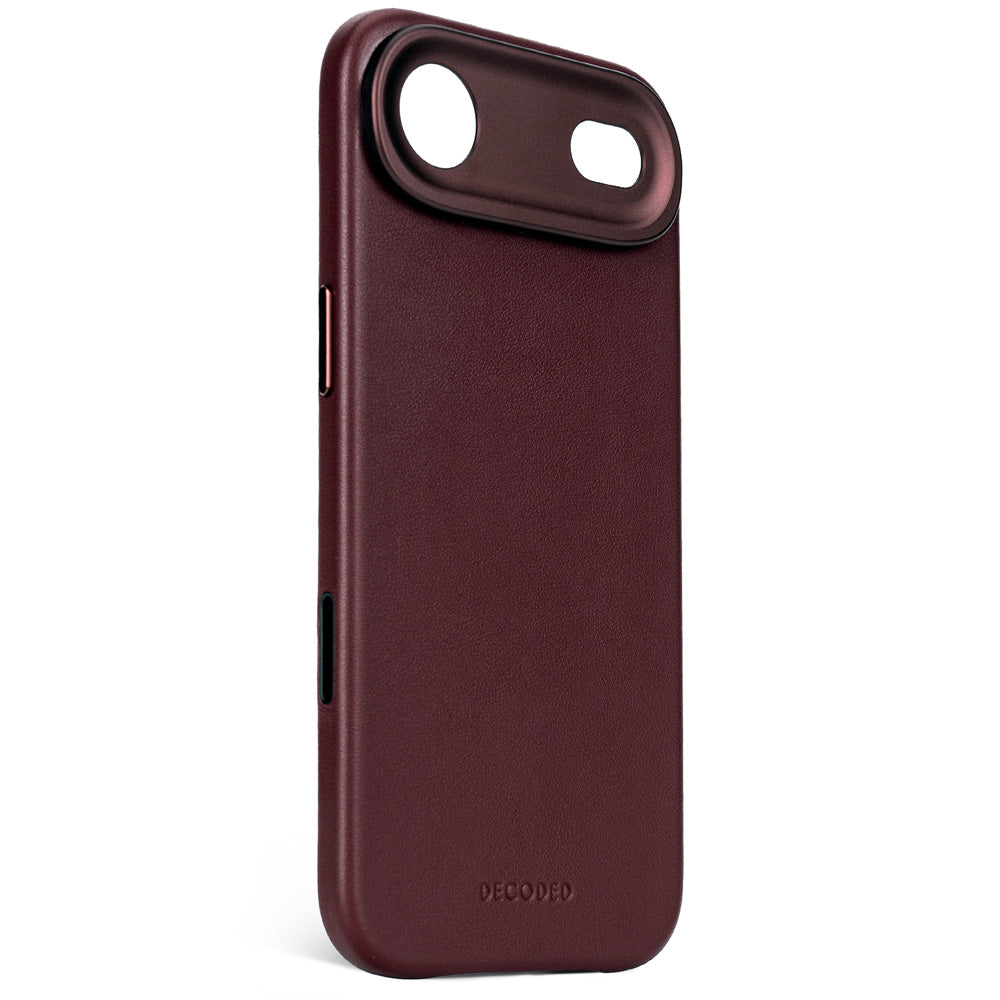 Leather case iPhone Air Dark Ruby