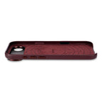 Leather case iPhone Air Dark Ruby