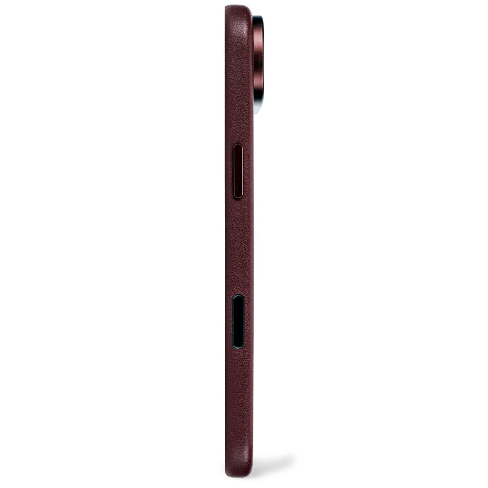 Leather case iPhone Air Dark Ruby