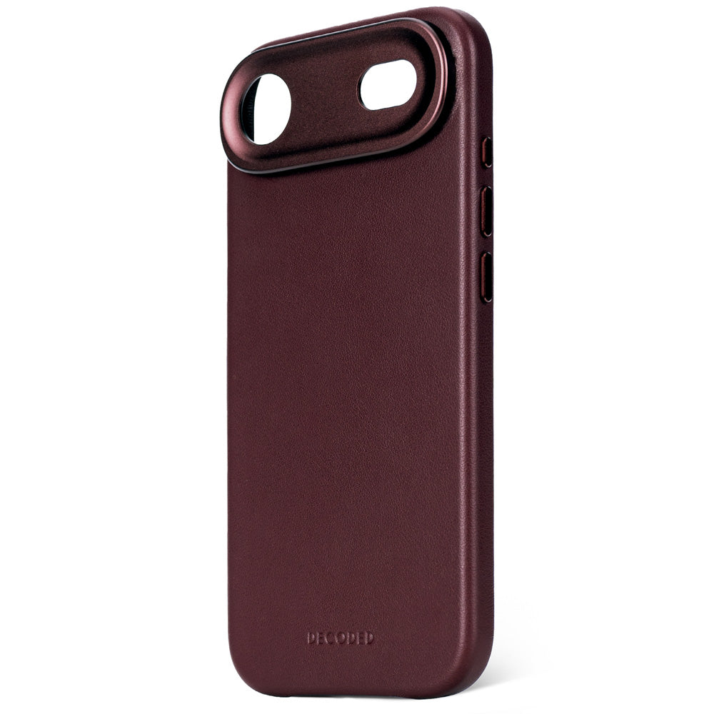 Leather case iPhone Air Dark Ruby